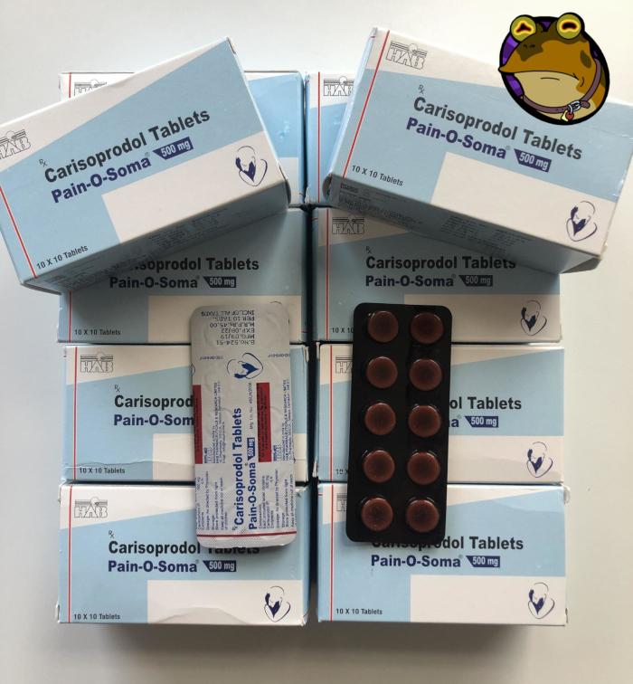 Pain-O-Soma Carisoprodol 500mg
