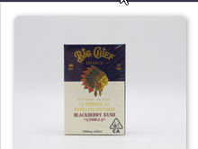 BIG CHIEF BLACKBERRY KUSH INDICA 1G CART
