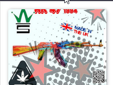 1G Original AK47 - WeedStar Quality Vape Carts
