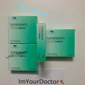lorazepam 2.5mg genus pharmacueticals x28 tablets