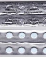 US TO US LORAZEPAM 2,5MG HEMOFARM 30 PILLS FOR USD110