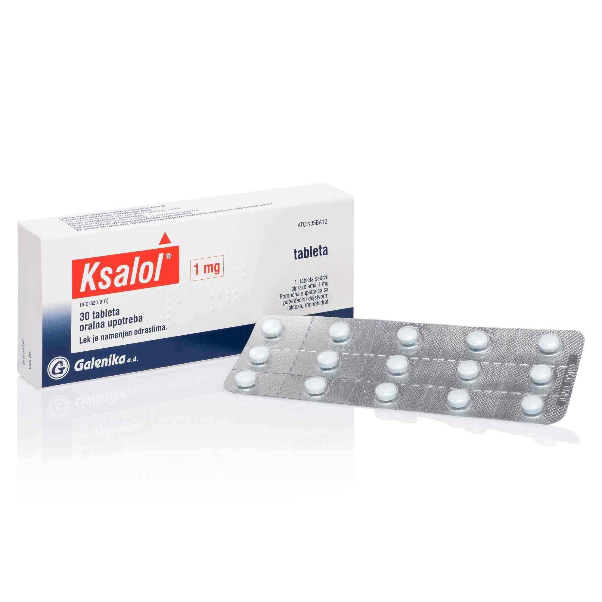 +EUROPE RETAIL+ XANAX Alprazolam 1mg Galenika 180 TABS