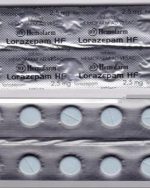 US TO US LORAZEPAM 2,5MG HEMOFARM 30 PILLS FOR USD110