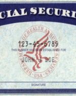 fake and hq social security card scan