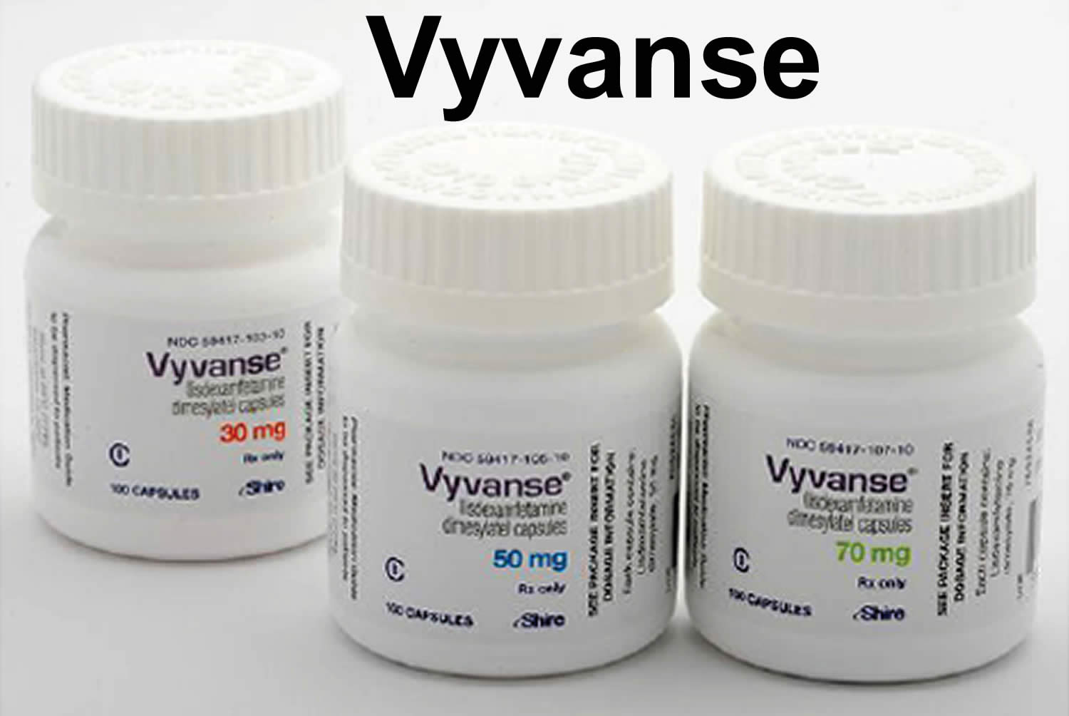 Vyvanse 30mg,50mg,70mg (Pharmacy grade only)