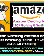 Amazon Carding Method of 2025 – Latest Working Trick + 1 USA CC EXTRA FREE + Mega Carding Updated