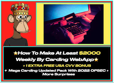 How To make at least $2000 weekly by carding WebApp LATEST UPDATE : February 21th 2025 + 1 USA CC EX
