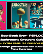 The Best Book Ever - PSYLOCYBIN Magic Mushrooms Growers Guide Full + 1 USA CC EXTRA FREE + Mega Card
