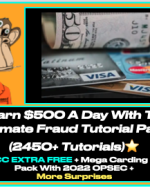 Earn $500 A Day With The Ultimate Fraud Tutorial Pack (2450+ Tutorials) All You need To Make Money +