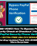 2025 VIDEO How To Bypass PayPal Security Check at Checkout | How To Bypass PayPal Security Phone Ver
