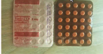 PFIZER ATIVAN / LORAZEPAM 2MG (90 PILLS) SHIP TO US