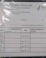 CDC Covid 19 Vaccination Card with Booster shot