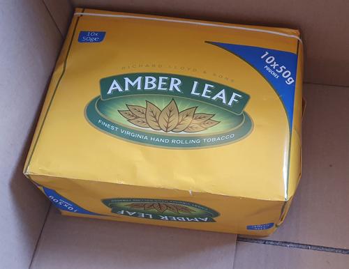 (10x50g) AMBER LEAF - United Kingdom Next Day