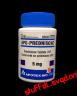 APOTEX – PREDNISONE 5MG (ANTI-INFLAMMATORY) - 100 TABLETS