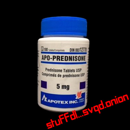APOTEX – PREDNISONE 5MG (ANTI-INFLAMMATORY) - 100 TABLETS