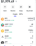 TrustWallet Account ≈ $1900 balance
