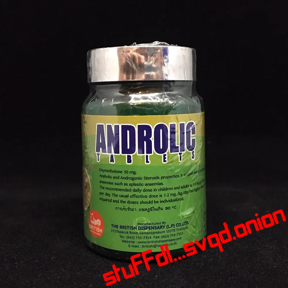 BRITISH DISPENSARY – ANADROLIC 50MG - 100 TABLETS