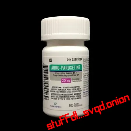 AURO – PAROXETINE 20MG (PRE MATURE EJACULATION) - 100 TABLETS
