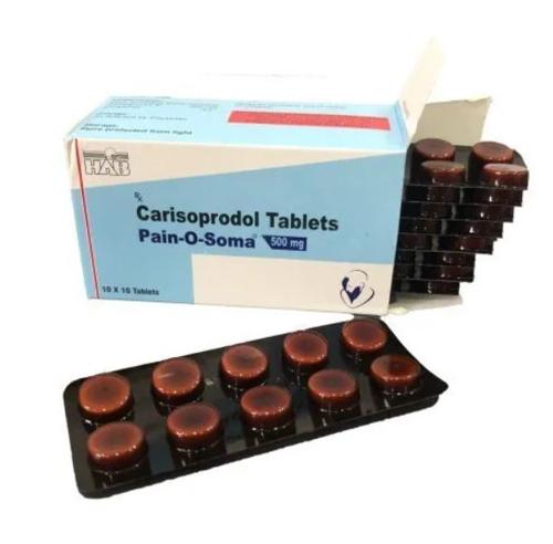 Carisprodol Pain O Soma 500mg x 50/100/200/500 Tablets