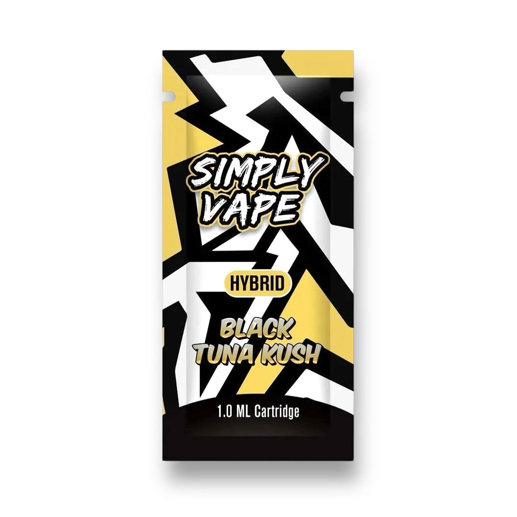Simply Vapes – THC Cartridge – Black Tuna Kush – 1ML
