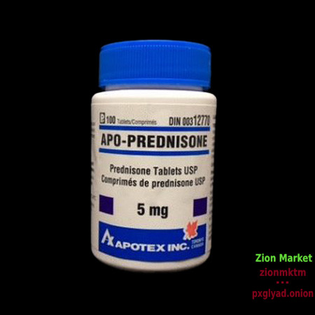 APOTEX – PREDNISONE 5MG (ANTI-INFLAMMATORY) - 100 TABLETS